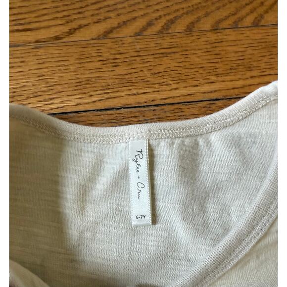 Rylee + Cru Girls' Horseshoe Drop Waist Dress Size 6-7 - Picture 3 of 4